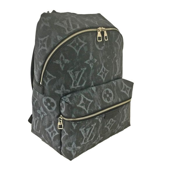 Louis Vuitton Discovery Backpack Monogram Pastel Noir Black Gray PM Shoulder Bag - Picture 2 of 9